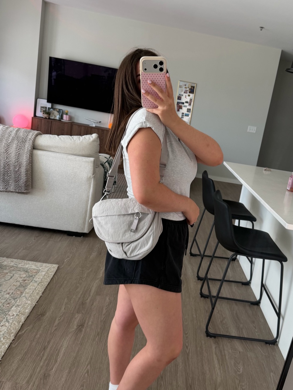 Lululemon All Night Festival 5L Bag Silver Drop - Picture 3 of 8
